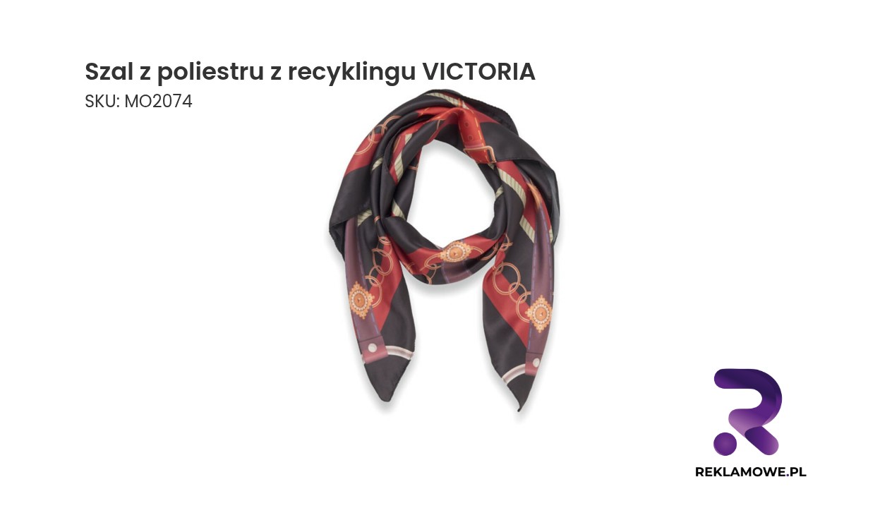 Szal z recyklingu poliestru VICTORIA