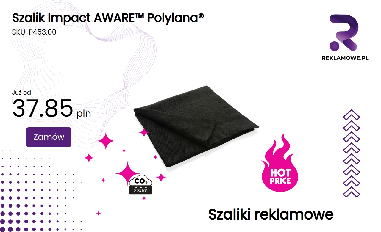 Szalik Impact AWARE z materiału Polylana