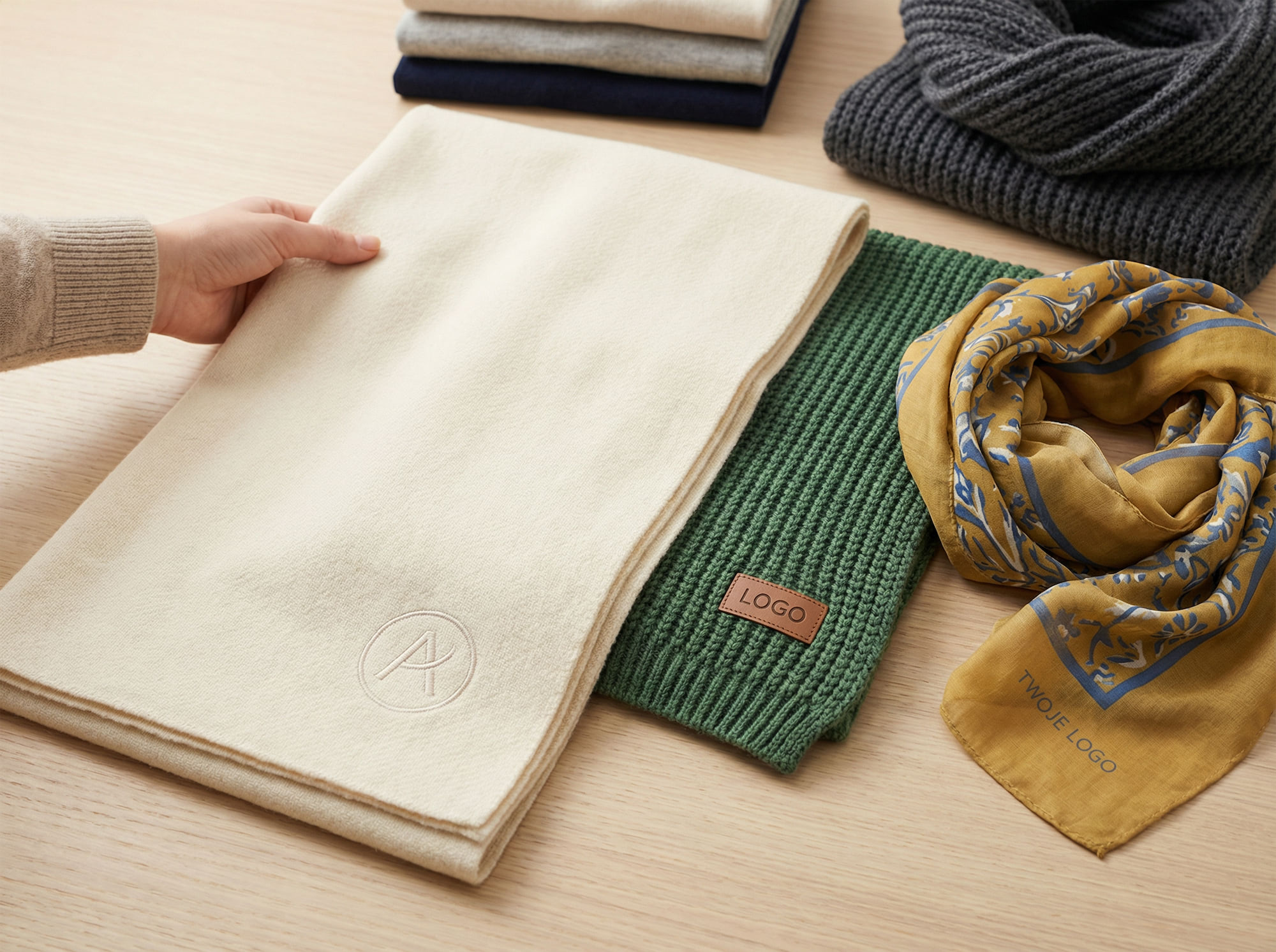 Szaliki reklamowe w Łodzi